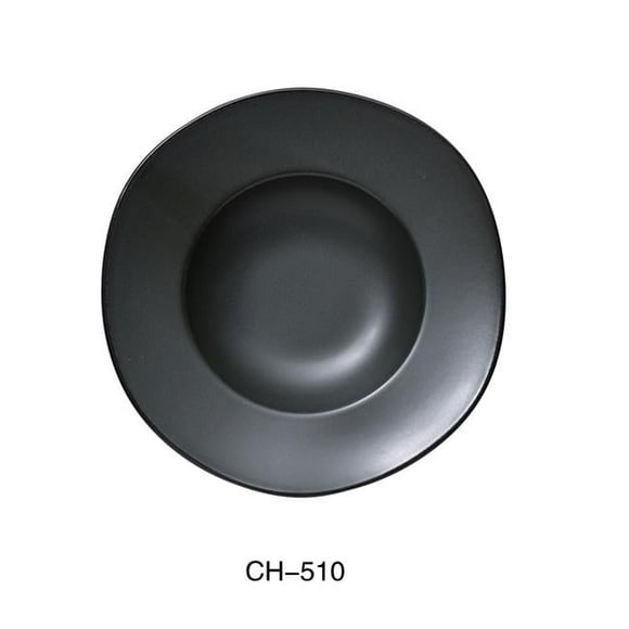 1.75 x 10.75 in. Champs Porcelain Pasta Plate, Matte Glaze - 12 oz - Pack of 12