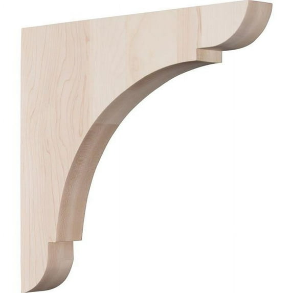 1.75 x 12 x 12 in. Extra Large Olympic Wood Bracket - Mahogany