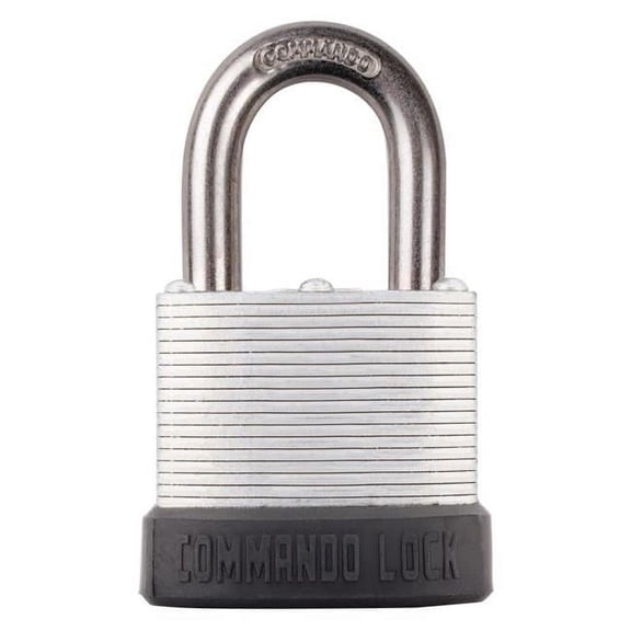 1.75 x 3 x 1 in. Laminated Steel Dual Ball Bearing Locking Padlock