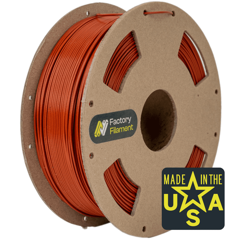 1.75mm Clay PLA 3D Printer Filament, 1 KG Spool, Dimensional Accuracy +/- 0.02 mm, 3D Printing Filament
