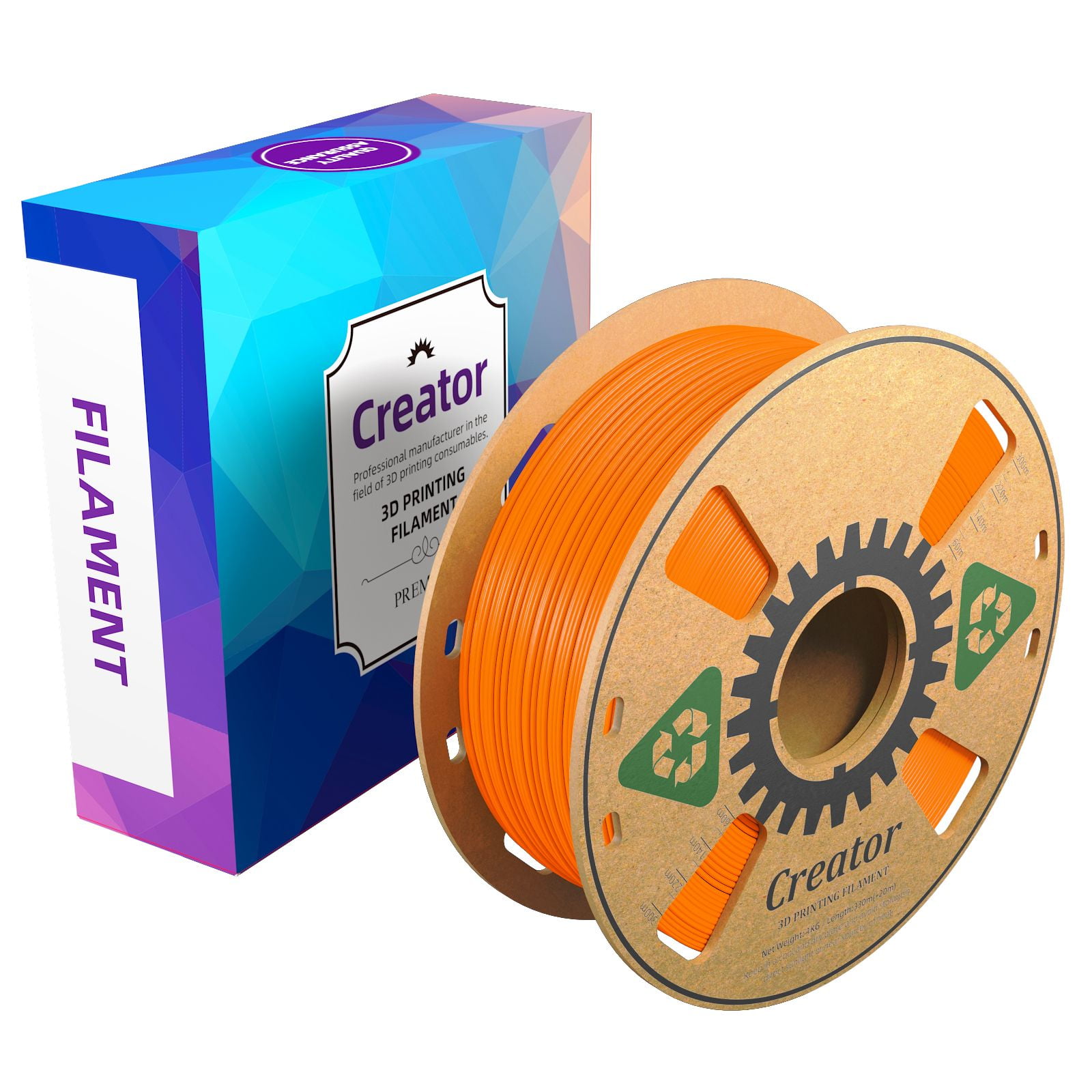 1.75mm PLA 3D Printer Filament, 1 KG /2.2lbs Spool, Dimensional