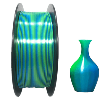 1.75mm Shine Silk Metallic PLA Filament 1kg(2.2 lbs) For FDM 3D Printer Material Spool