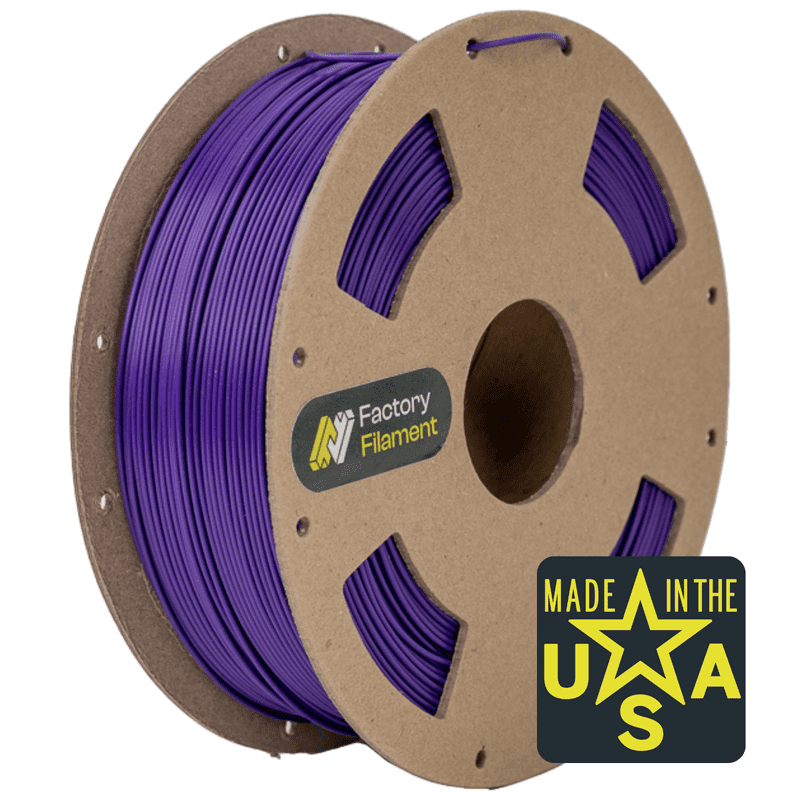 1.75mm Violet Purple PLA 3D Printer Filament, 1 KG Spool, Dimensional Accuracy +/- 0.02 mm, 3D Printing Filament