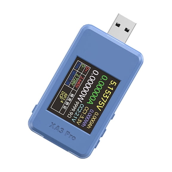 1.77Inch Color Screen USB Tester With High Accuracy Voltages Current Power Meter For Fast Charging Devices