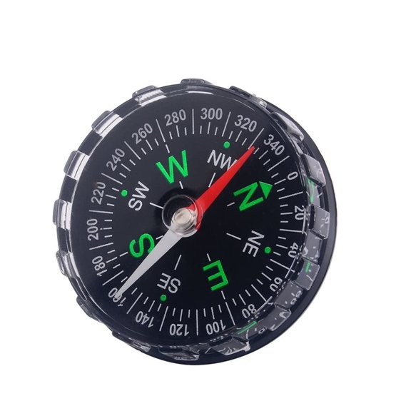 1.77in/45mm - Camping Compass, Waterproof Mini Precise Compass Practical Guider for Camping Hiking North Navigation