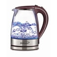 thumbnail image 1 of 1.7L Tempered Glass Tea Kettle- Purple, 1 of 1