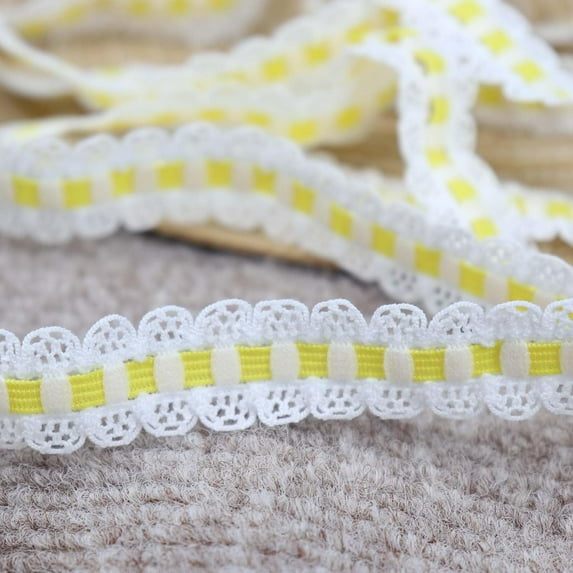 1.7cm Width Stretchy Lace Trim Elastic Band for DIY Handmade Craft Decoration Sewing Accessories