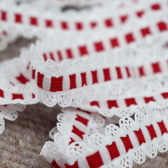 1.7cm Width Stretchy Lace Trim Elastic Band for DIY Handmade Craft Decoration Sewing Accessories