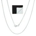 thumbnail image 1 of 1.7mm Solid .925 Sterling Silver Round Rolo Chain Necklace, 25.5 inches + Gift Box, 1 of 7