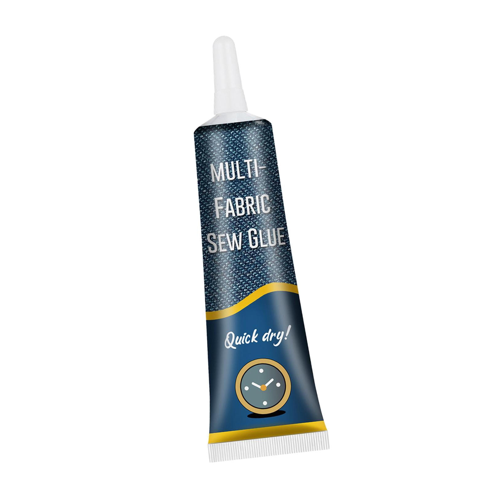 1.7oz Fabric Glue, No Irritation Multipurpose Sew Glue Liquid, DIY Hemming Fusion for Textile Leather Clothing Repair