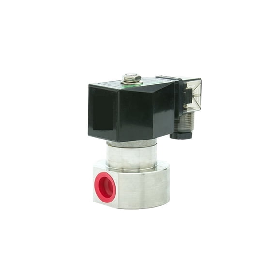 1/8" 1/4" High Pressure Stainless Steel Solenoid Valve 100bar/200bar 220 110 24V 12V