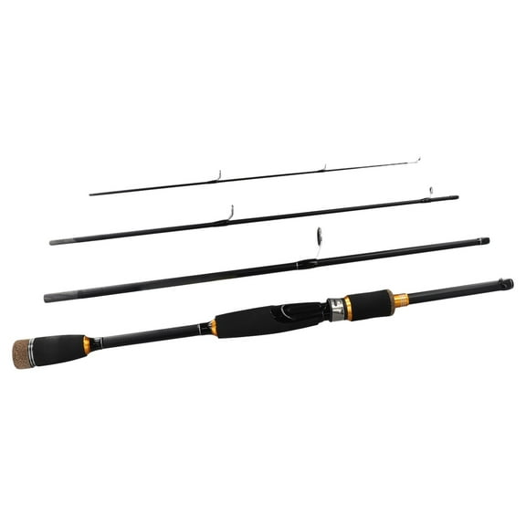 1.8/2.1m Carbon Fiber Lure Fishing Rod ML Travel Spinner Baitcasting Pole