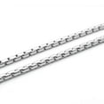 thumbnail image 1 of 1.8/2.2/3mm Stainless Steel Square Fancy Box Rolo Snake Chain 20-28'' Woman Man, 1 of 5