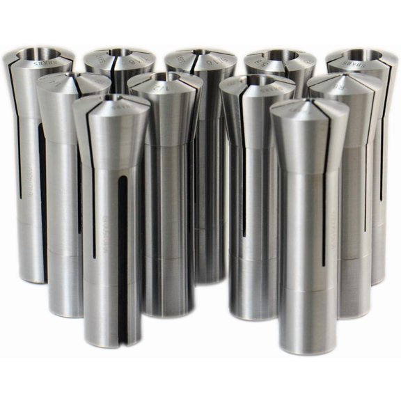 1/8" - 3/4" BY 16TH Precision R8 Collet 11pc Set 202-5129 S[