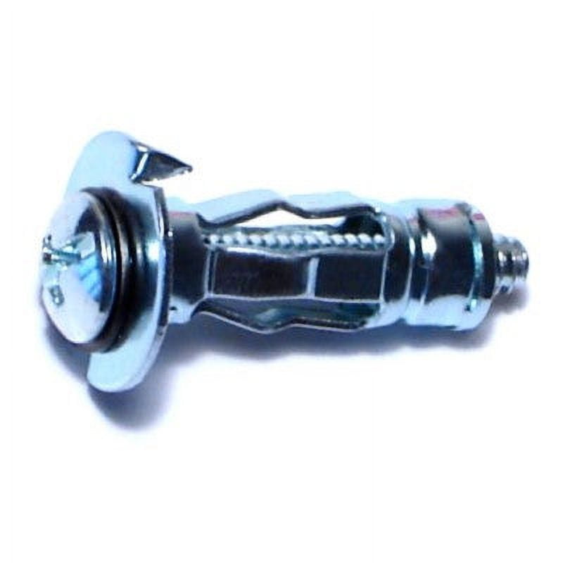 1/8"-32 Zinc Plated Steel Coarse Thread Extra Short Pan Head Hollow Wall Anchors HWAS-117