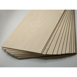 36 Pack Basswood Sheets Plywood Board 1/8 Inch Unfinished Wood Boards for  Crafts for DIY Laser Projects Architectural Model Making Mini House  Building