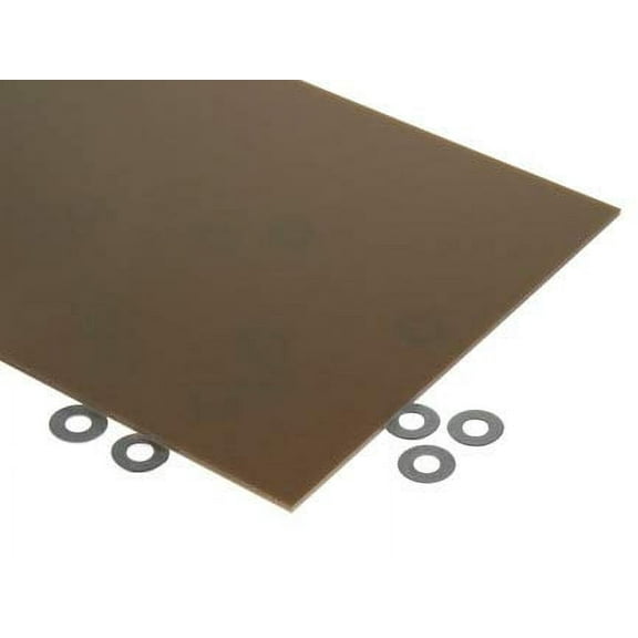 1/8" (3mm) Light Tinted Bronze 12"x12" Translucent Acrylic Plexiglass 0.118" Thick #2412 Sheet AZM