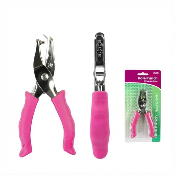 1/8" (3mm) Single Hole Puncher, Portable Handheld Paper Punch, Heavy-Duty Hole Punch Tool for DIY Crafts, Cards, Scrapbooking, Photos & Stationery