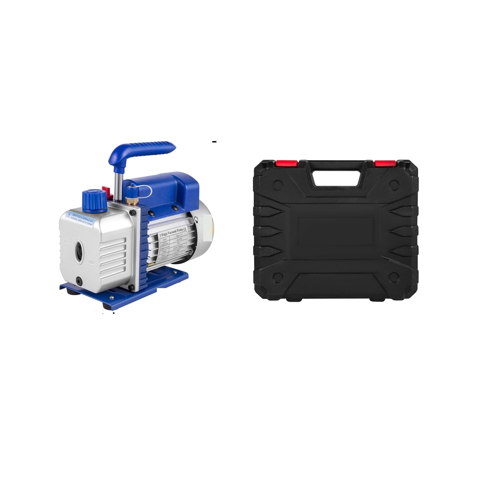 1.8-4.8CFM Refrigerant Vacuum Pump Kits HVAC Refrigeration 1/3 1/4 With Manifold Gauge For Household Air Conditioning