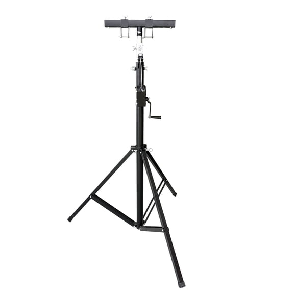 1.8-4M Hand Crank Short Rod Support Lightweight Stage Lighting Stand with Outriggers