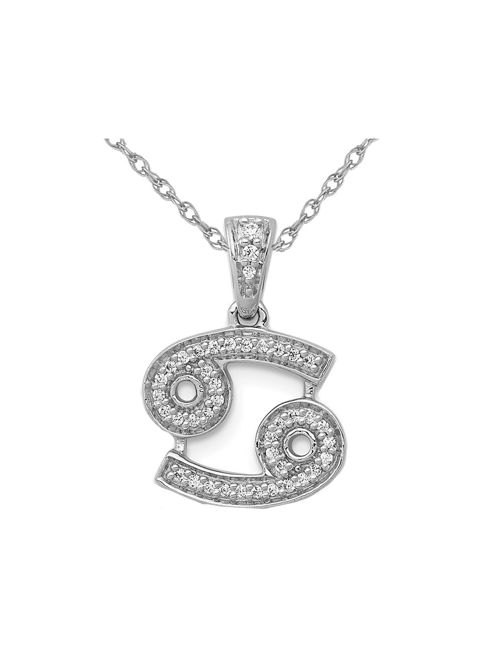 Zodiac outlet diamond necklace