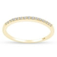 thumbnail image 1 of 1/8 Carat Round Cut White Natural Diamond Wedding Band In 10k Yellow Gold (I-J Color, I2-I3 Clarity,0.13 Cttw) Ring Size-7, 1 of 1