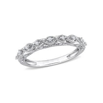 1/8 Carat T.W. Diamond Sterling Silver Anniversary Ring