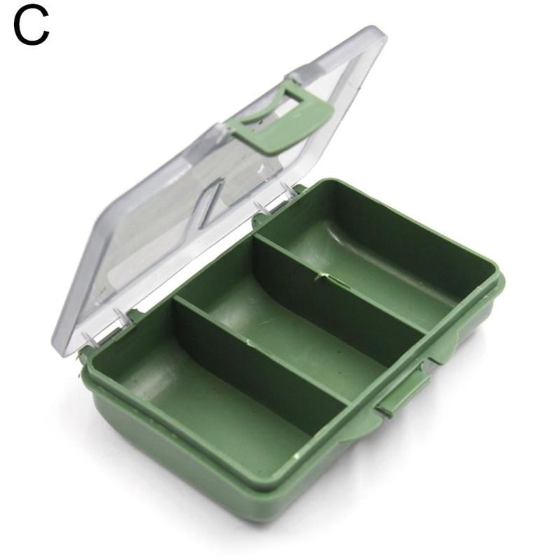 1-8 Compartments Storage Bait Box Carp Fishing Tackle Hooks Lures Boxes Systems N4T5