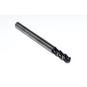 1/8 Diam, 3/8 LOC, 4 Flute Solid Carbide Ball End Mill