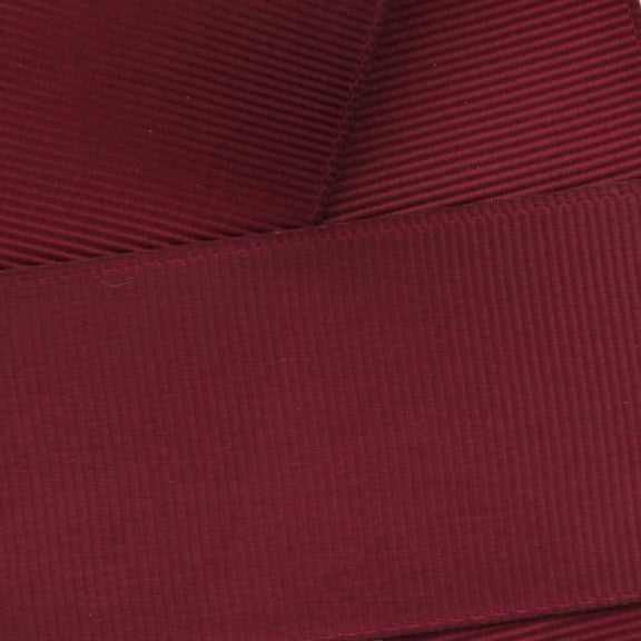 1/8" Grosgrain Ribbon Solid 789 Maroon 10 Yard