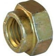thumbnail image 1 of 1"-8 Hex All Metal Lock Nut, Grade 9, Cadmium Yellow & Wax Plating, Made in USA (Quantity: 25), 1 of 1