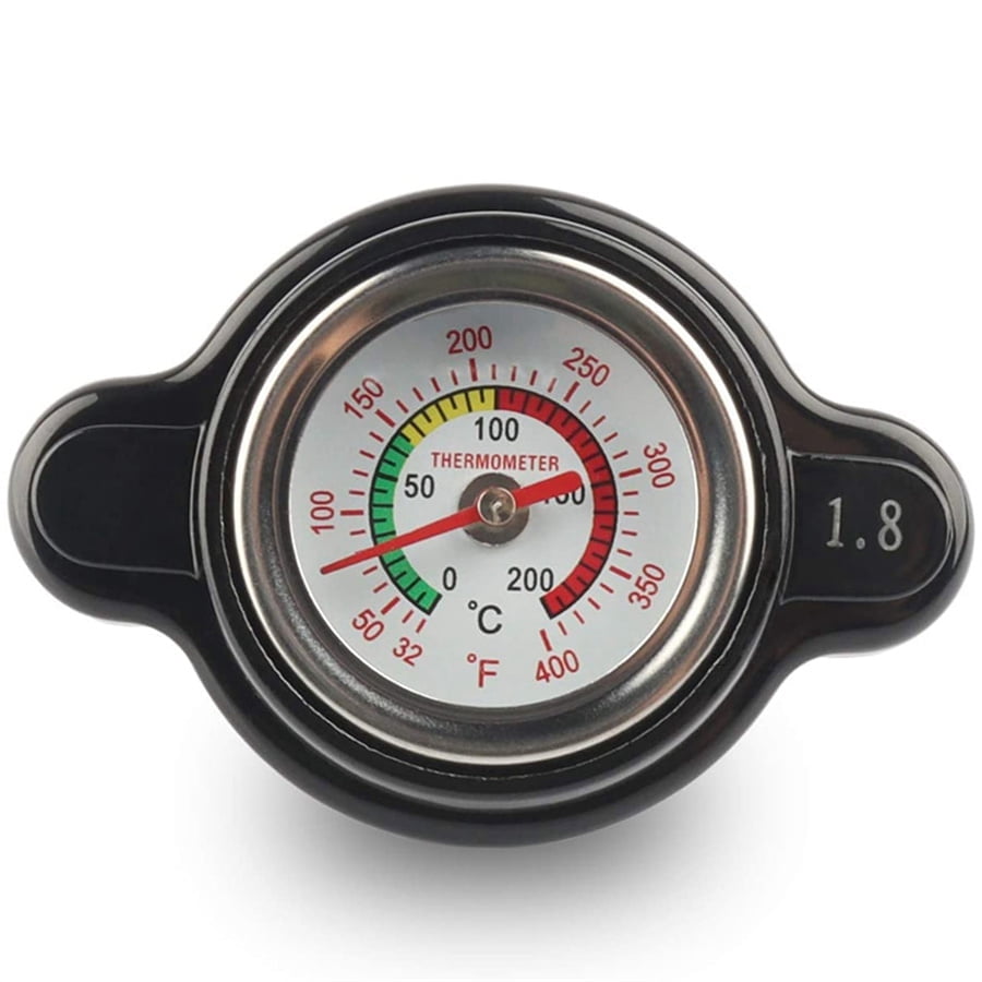 1.8 High Pressure Radiator Cap With Temperature Gauge For 2 \u00264 Stroke Motorcycle