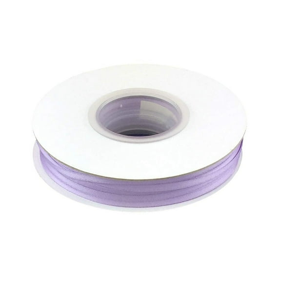 1/8 Inch Double Faced Satin Ribbon - Orchid Purple - 100 Yard Spool (gi18satriborchidpurp)