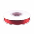 thumbnail image 1 of 1/8 Inch Double Faced Satin Ribbon - Red - 100 Yard Spool, 1 of 1