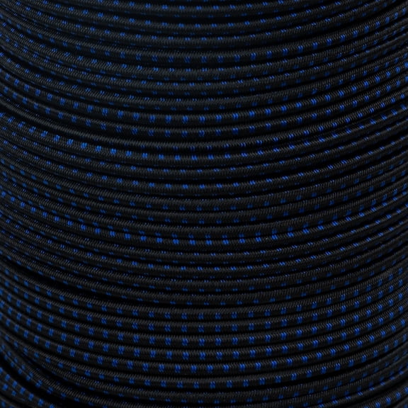 1/8 Inch Shock Cord - Thin Blue Line - 100 Feet