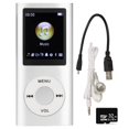 thumbnail image 1 of 1.8" LCD MP3 Player – Slim Portable Music Player With Bluetooth, Lossless Sound, 64GB Expandable Memory & Built-in Speaker, 1 of 6
