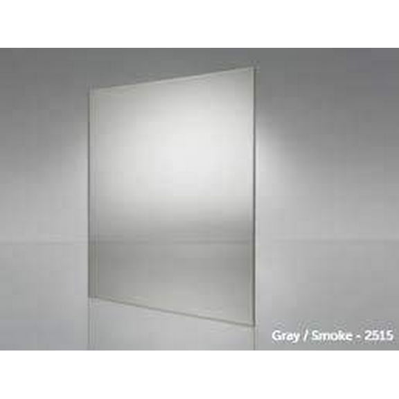 1/8" Light Grey Acrylic Plexiglass Sheet 24" x 12" Cast 3mm Thick AZM