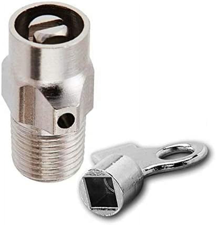 1/8" MIPS Coin Key Radiator Air Vent Bleeder and Valve Key Plumbing