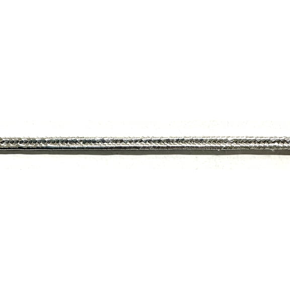 1/8" Metallic Soutache Braid Gimp - 36 Yards! - Color: Silver