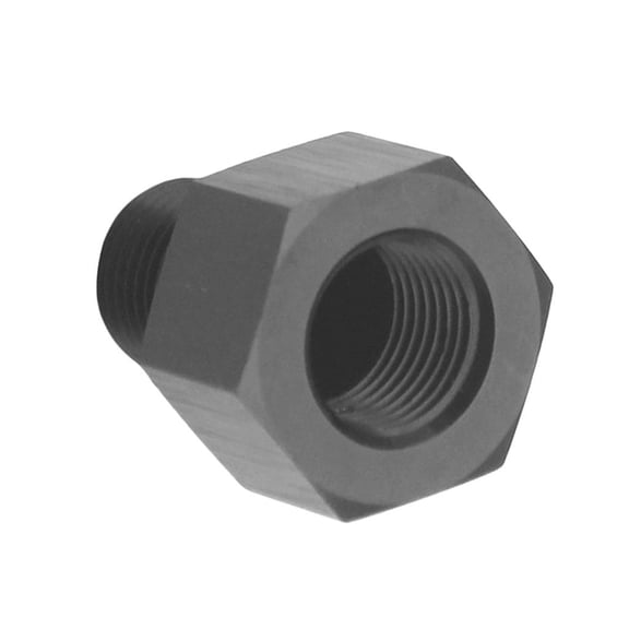 1/8"""""""" NPT Female To M10x1.0 Male Reducer Oil Pressure Gauge Adapters - Black