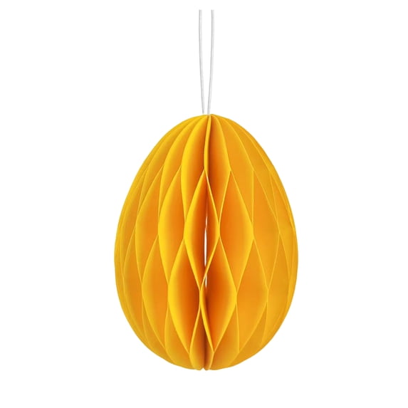 1/8 PCS Easter Honeycomb Hanging Decoration, Easter Egg Hanging Ornaments 3D Colorful Easter Paper Honeycomb Tree Ornaments Set for Yard Window Spring Party Decorations
