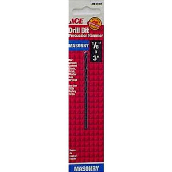 1/8" Percussion Hammer Rotary Masonry Drill Bit Ace Misc Drill Bit 01-00390