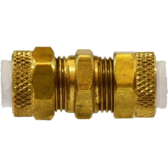 1/8 Poly-Flo Union, Flareless, Brass Fittings