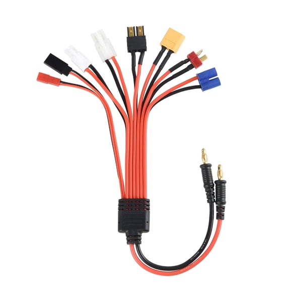 1. 8-Port High-Current Charging Cable with Banana Plugs & EC3/ Connectors for , Models