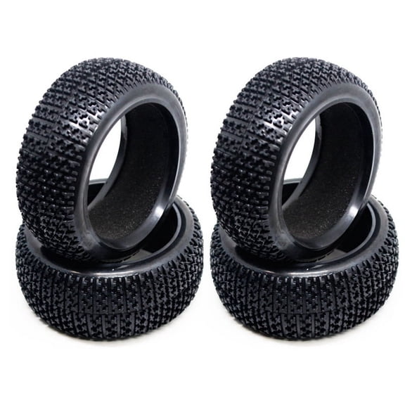 1/8 RC Off-Road Tires 109mm 4-Pack for Hobbyists Needing Wide 44mm Rubber Traction Fits