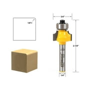 1/8" Radius Round Over Edge Forming Router Bit - 1/4" Shank - Yonico 13161q