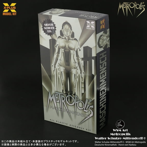 1/8 Scale Metropolis Maschinenmensch Silver Screen Edition Maria Plastic MODEL KIT (411-200138T)