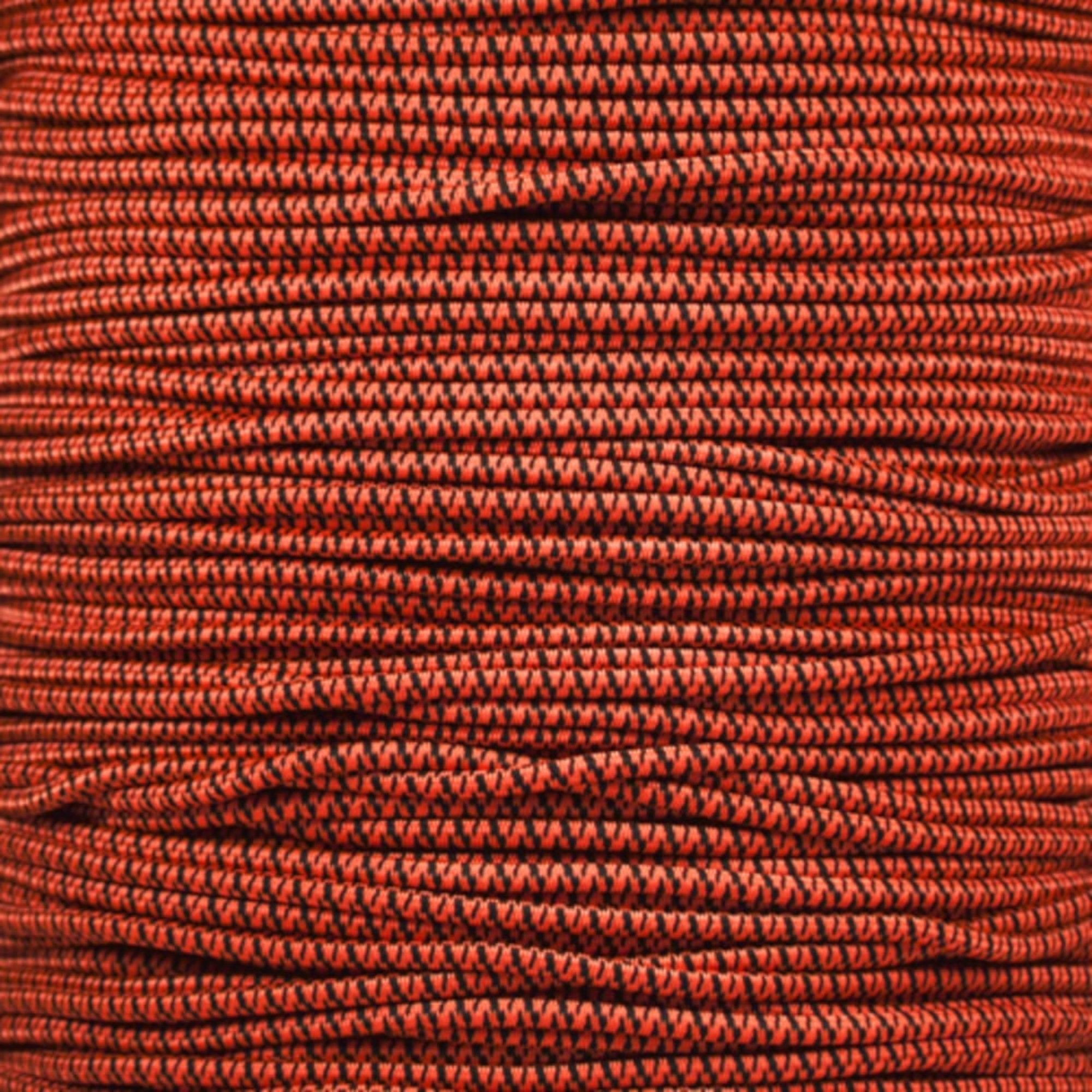 BORED? PARACORD! Marine Grade Shock Cord – 1/8" X 100 Ft Orange Bungee/Stretch Cord, Made In USA