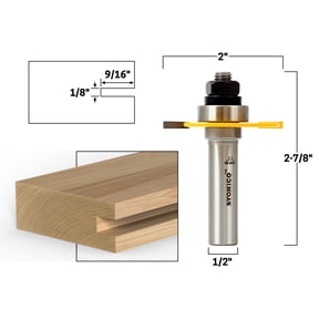 1/8" Slotting Cutter Router Bit - 1/2" Shank - Yonico 12103