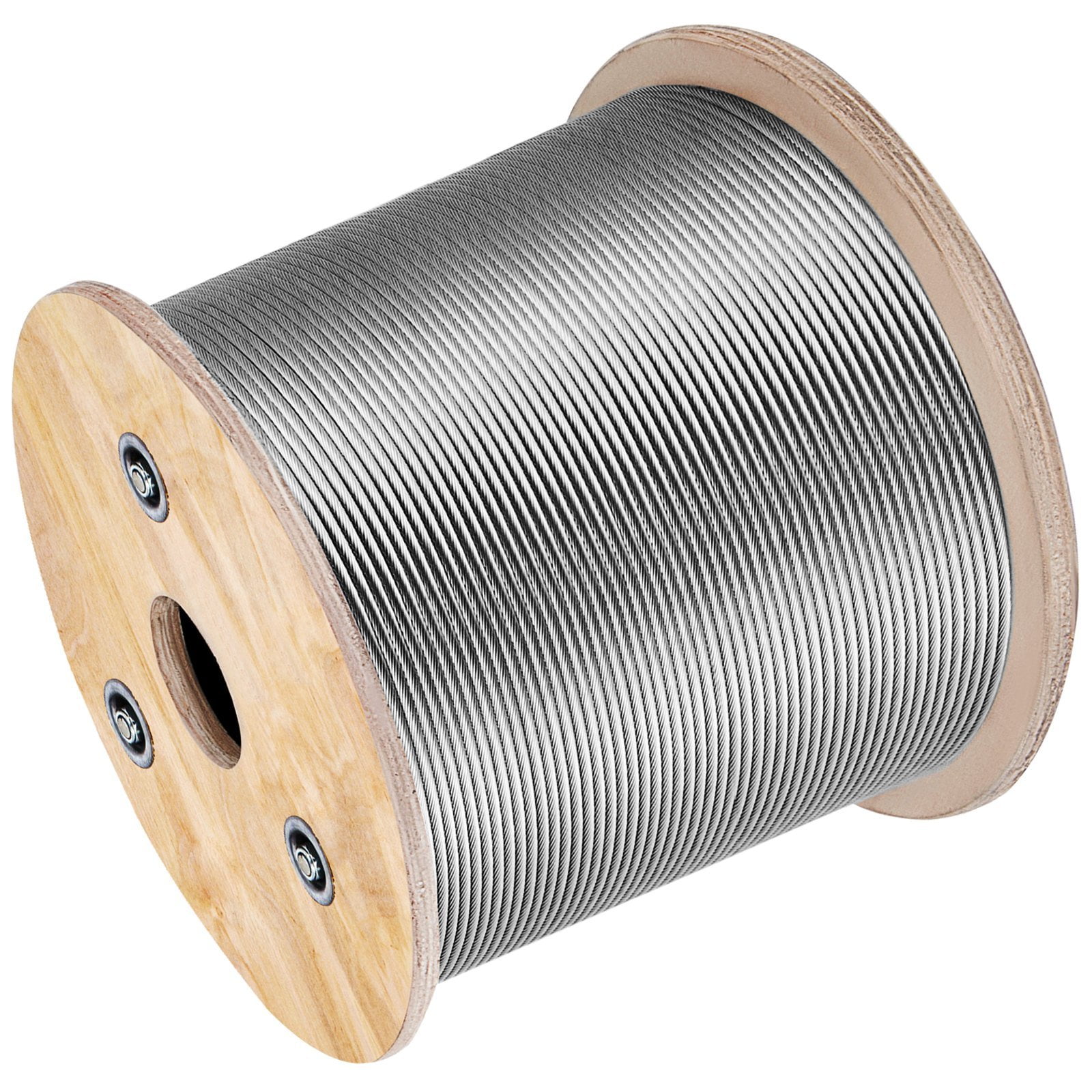 1/8" Stainless Steel Cable Railing Kit 500ft, 316 Marine Grade Wire Rope, 7x7 Aircraft Cable for Deck, Stair, Porch, Fence – Durable & Corrosion Resistant